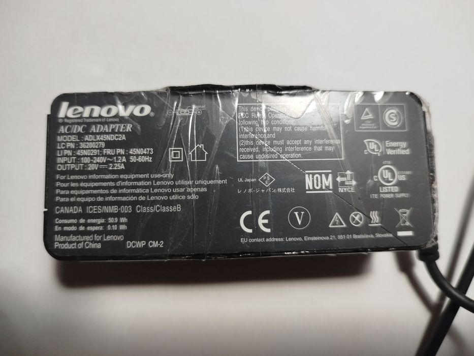 Зарядка для ноутбука hp,lenovo.