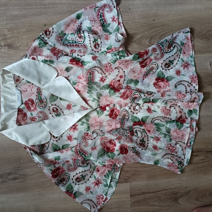 Vintage koszula w kwiaty oversize