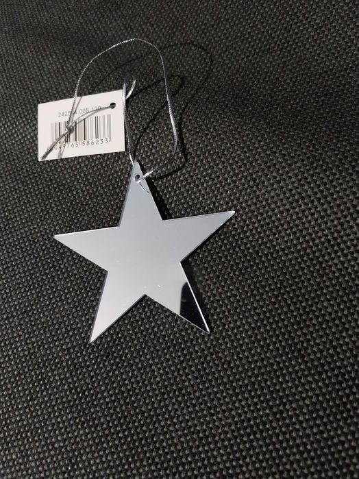 Estrela decorativa, efeito espelhado, natalicio