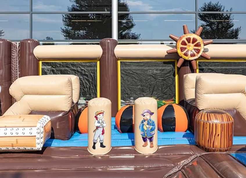 Insuflável Profissional Parque Pirata (Como Novo)