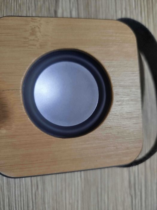 Głośnik eco bluetooth z bambusową pokrywą