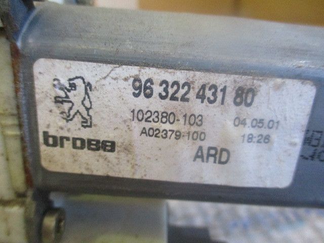 Motor vidro trás direito PEUGEOT 607 (9D, 9U)