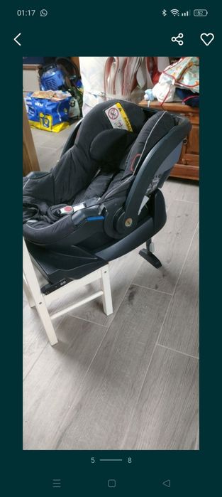 Ovo BeSafe, com redutores, capa para a chuva e bases isofix izi go (Be