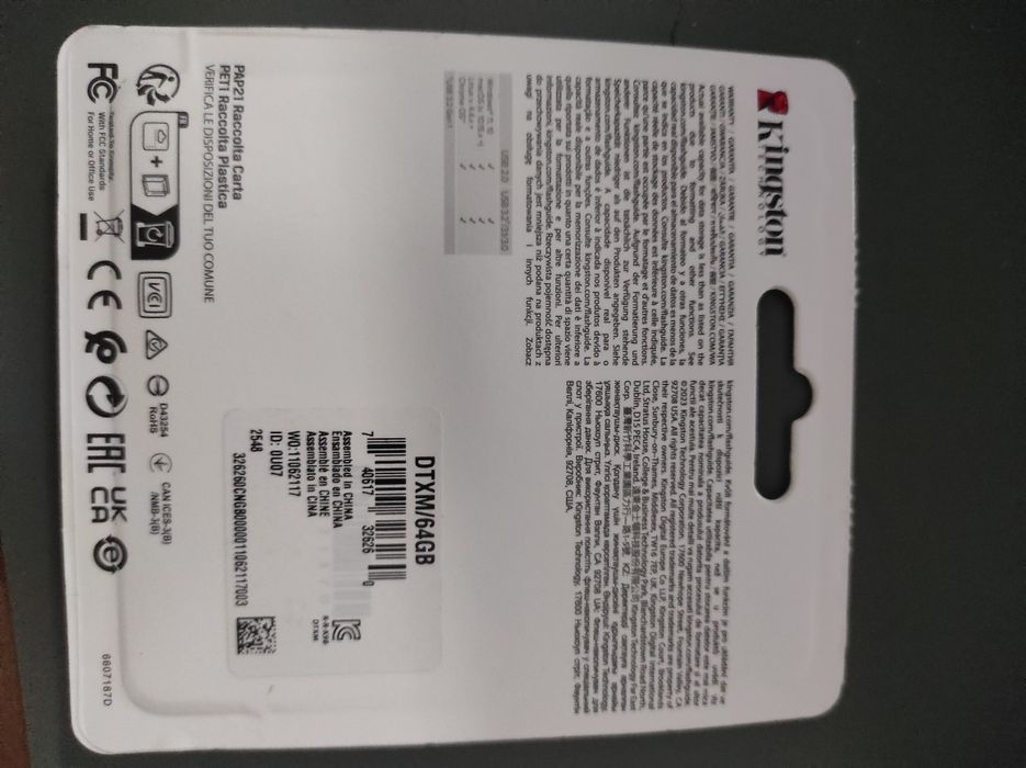 2 Pen Kingston 128 gb e 64gb