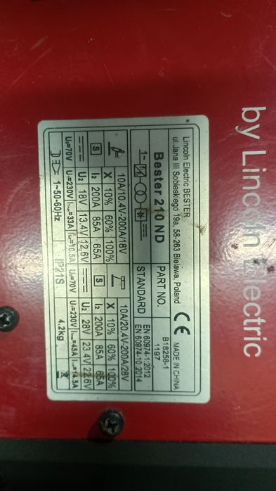 Spawarka inwertorowa Bester 210-ND