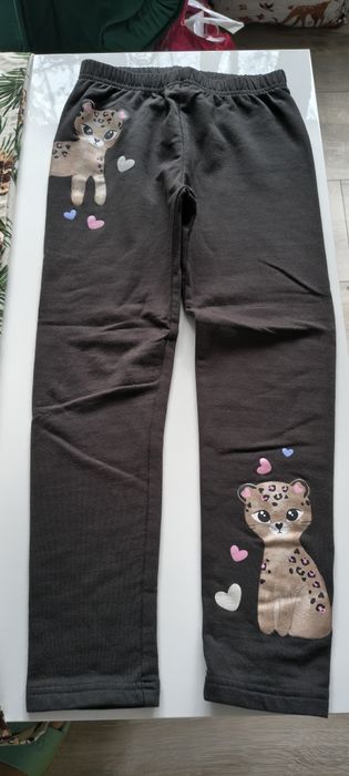 Dwa komplety legginsy ocieplane i długi rękaw