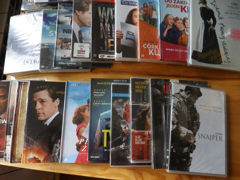 Kolekcja dla kolekcjonera 100 tytułów dvd w folii