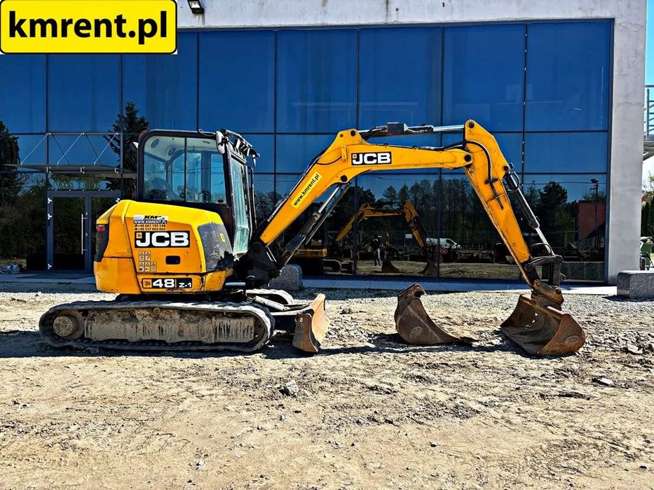 JCB 48Z-1 MINI-KOPARKA 2017R. | JCB 8040, 8050, 51, 55, KUBOTA KV VOLVO ECR 48, KOMATSU PC50, CAT 305