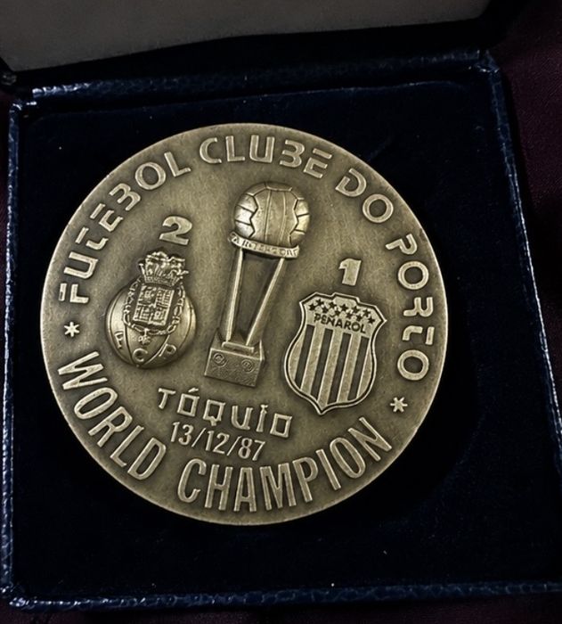 Moeda Comemorativa Futebol Clube do Porto World Champion - Tóquio 13/12/87