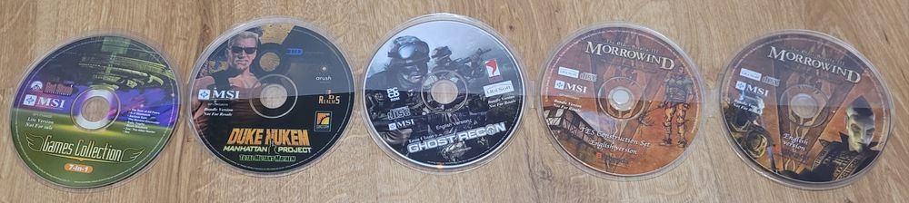 10 gier na CD - Duke Nukem, Ghost Recon, Morrowind