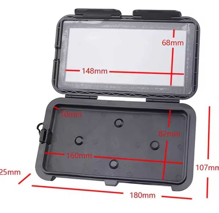 Suporte de telemóvel para moto prova de água