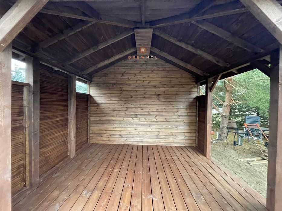 domek narzędziowy, altanka 2w1 , altanki,wiaty,altany 6m x 3m DREWNOL.
