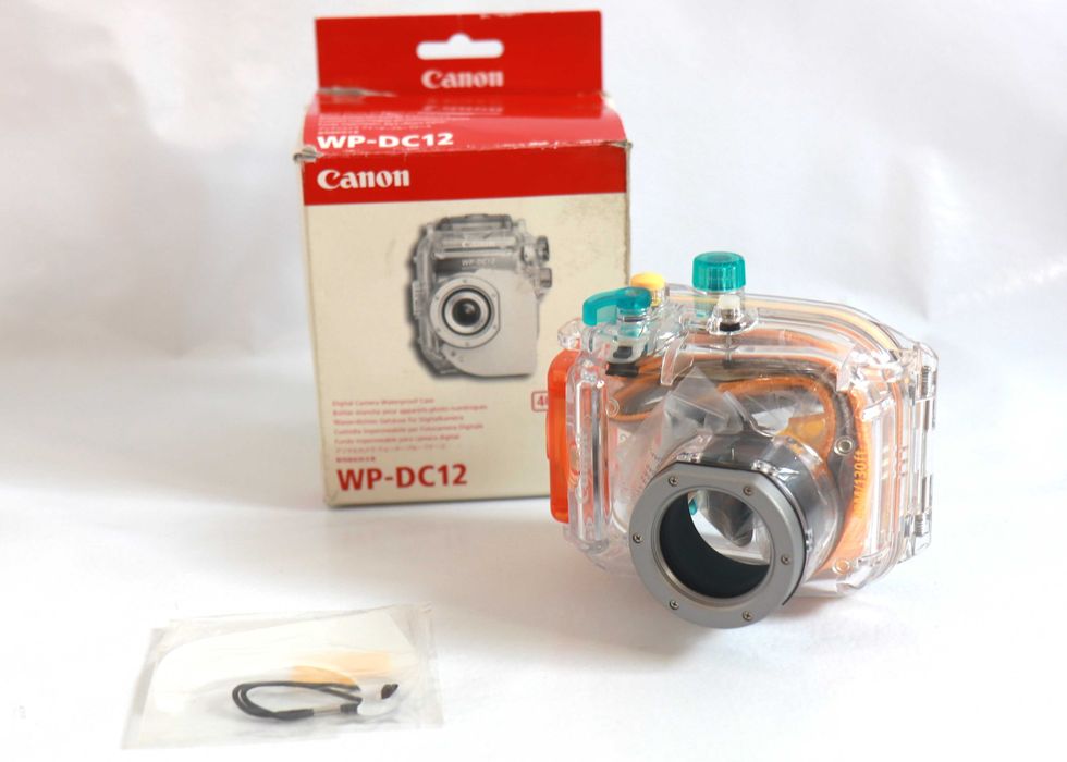Caixa à prova de água Canon WP DC-12 para Canon A570 IS como nova
