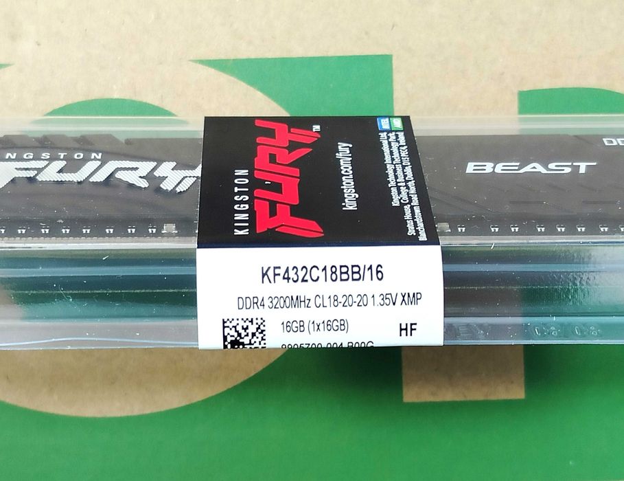 Оперативна пам'ять Kingston Fury Beast 3200Mhz DDR4 16Gb
