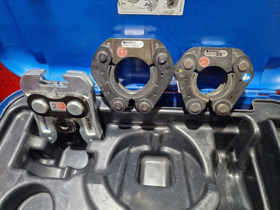 Zestaw Geberit Mapress M42-M54 ZB203 Novopress Milwaukee rems Ridgid