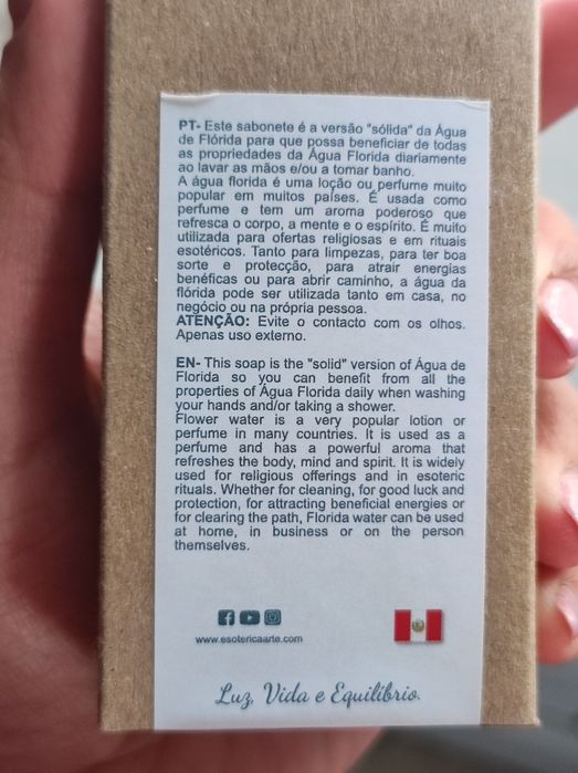 Sabonete Água Divina