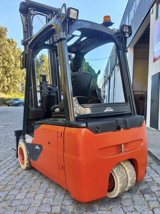 Empilhador Elétrico Linde E18-02, 2020 , Triplo 6.50mt , Bat.Nova  , 18meses garantia
