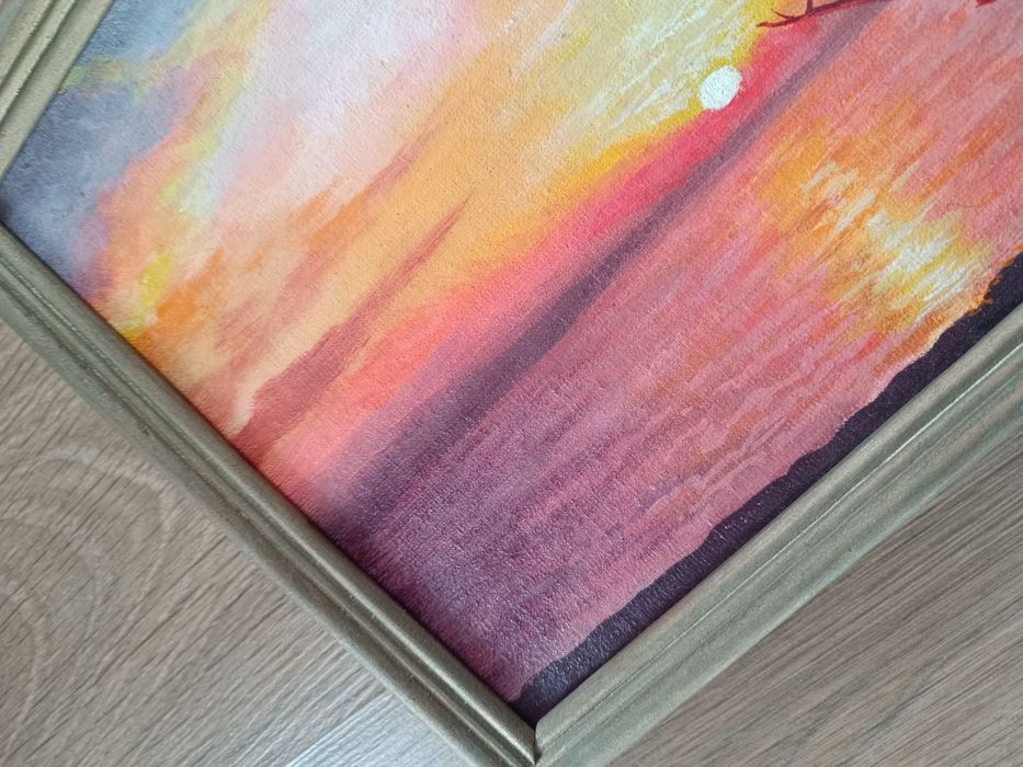 Ручная работа картины маслом