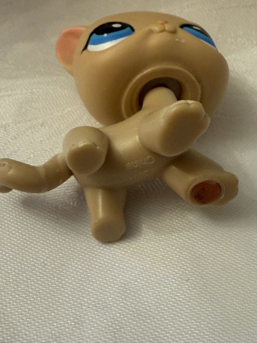 Littlest Pet Shop LPS #71 cat shorthair kot czerwony magnes unikat