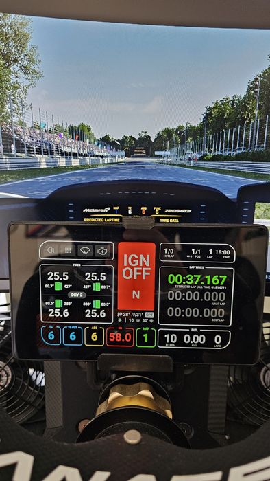 Fanatec - Suporte para tablet/telemóvel (dash) + suporte volante QR1