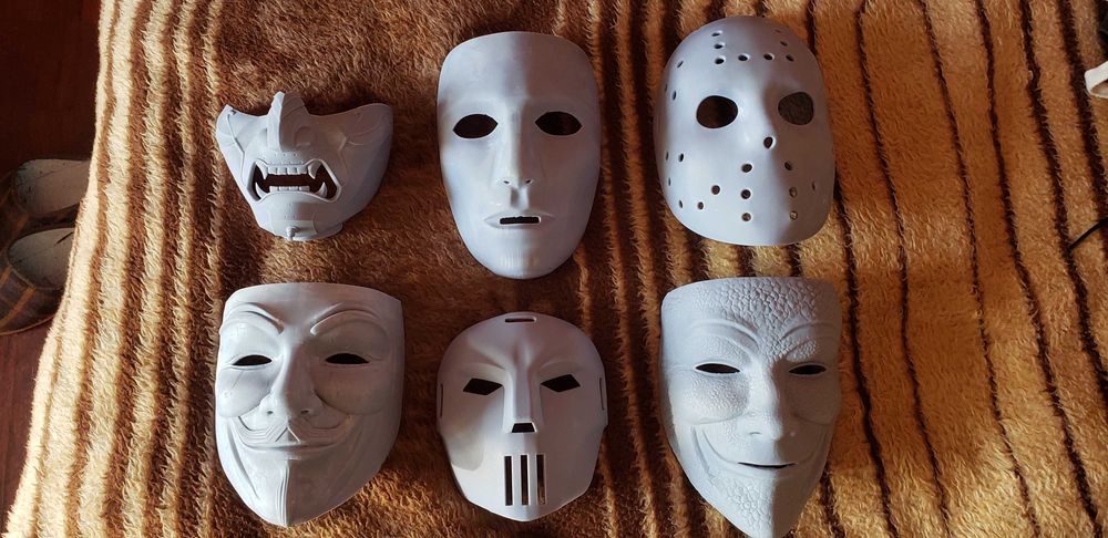 Máscara Joey Jordison (Slipknot) - Edição Early Days - Resina SLA
