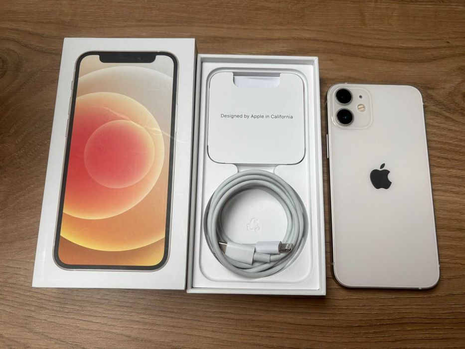 iPhone 12 mini 64GB biały – bardzo zadbany, w świetnym stanie!