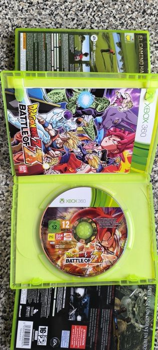 Dragon ball battle of z/Medal of honor Airborne/Tiger Woods 12 Xbox 360