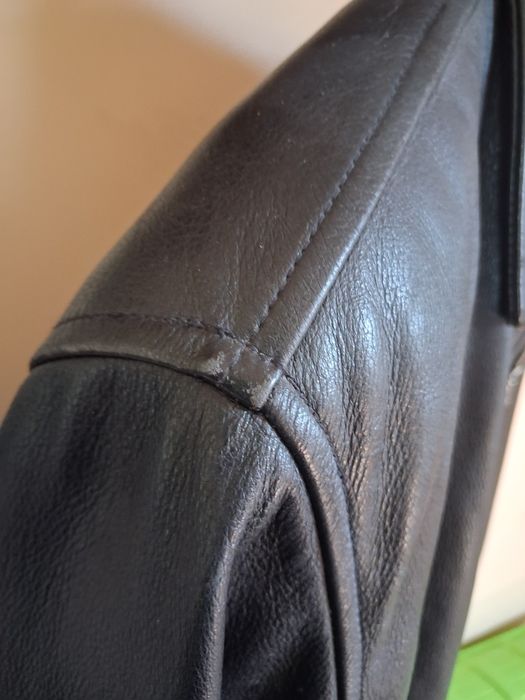Вінтажна шкіряна куртка пілот Leonardo