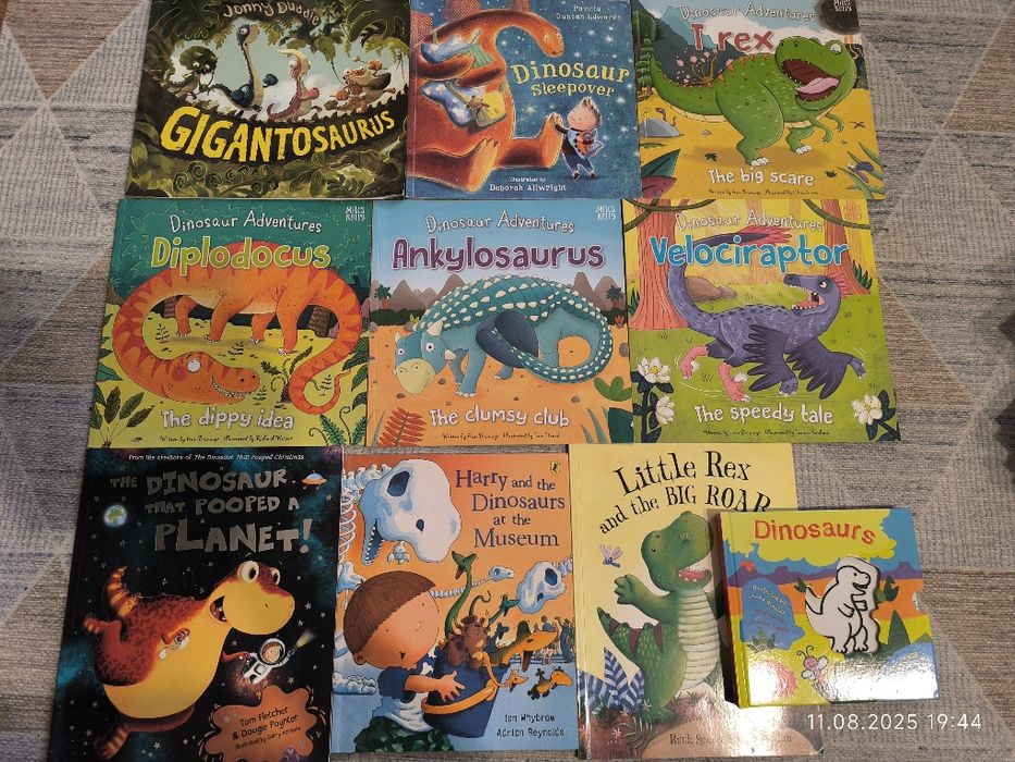 Anglojęzyczne książeczki dla dzieci o dinozaurach (ENG)