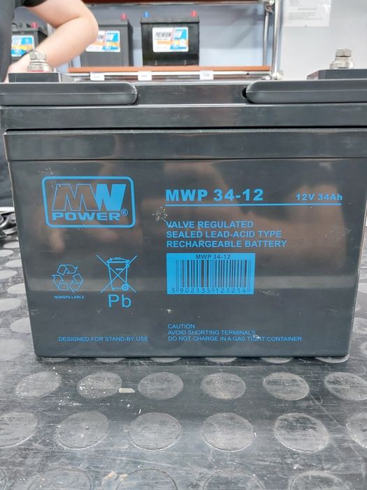 Akumulator VRLA AGM 34Ah 12V