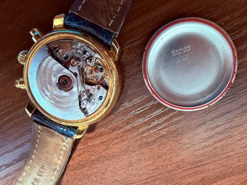 Relógio cronógrafo automático de luxo vintage Valjoux da Maurice Lacroix