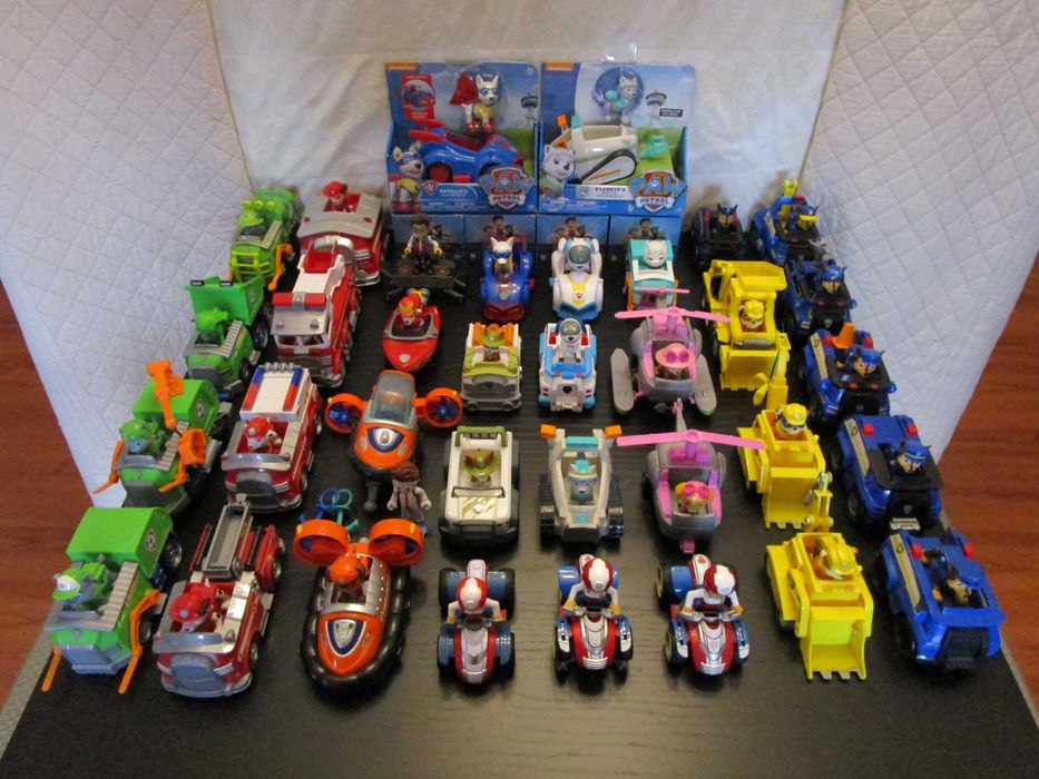 Veículos Básicos Originais (Grandes + figura articulada) Patrulha Pata