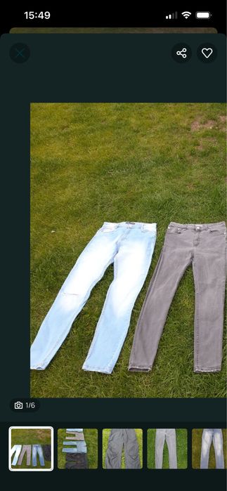 Sprzedam 2 pary spodni młodzieżowych