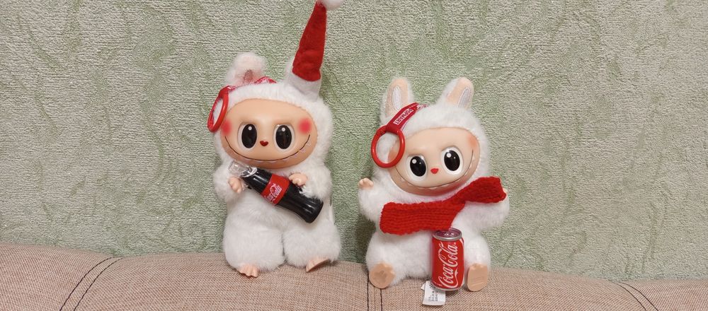 Лабубу Кока Кола Coca Cola мягкие игрушки