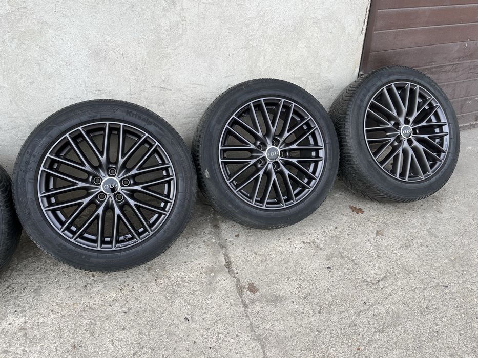 (252)Koła, Felgi 5x112 18” Borbet, Audi a6, Tiguan, Grafit