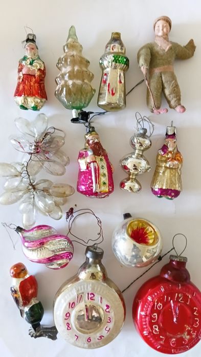 Елочние  игрушки ссср веретенки сосульки