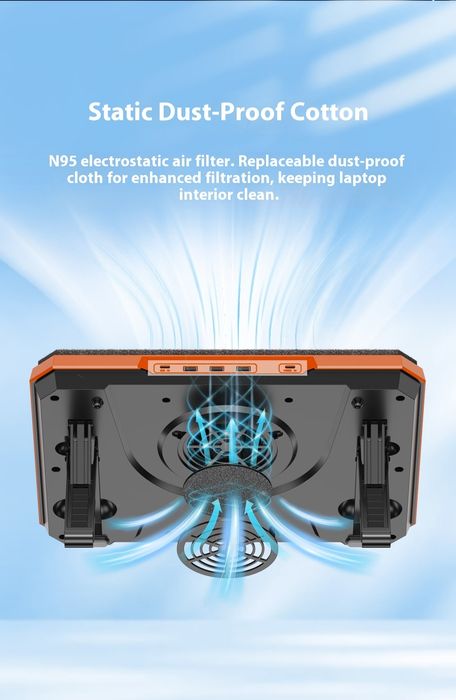 IETS GT300 UPGRADED Вакуумная охлаждающая Подставка для Ноутбука