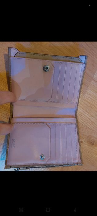 Oryginalny Portfel skórzany Bally