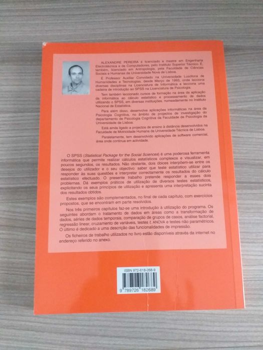 Livro  SPSS  Guia Prático de Utilização em muito bom estado