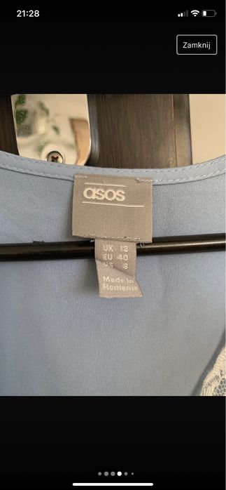 Bluzka asos piekna jak nowa!