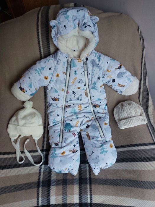 Комбінезон конверт Do rechi зимовий теплий і шапочка  mag baby