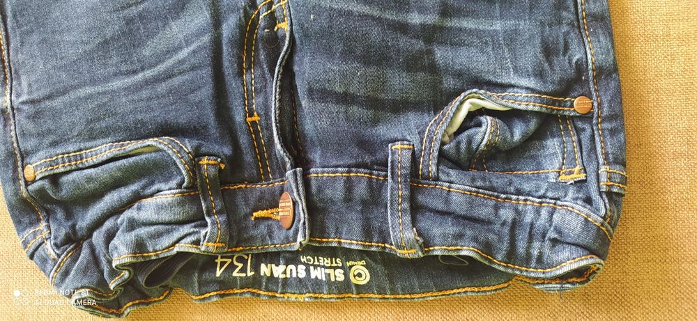 Dwie pary spodni chłopięcych 134 Cubus i H&M