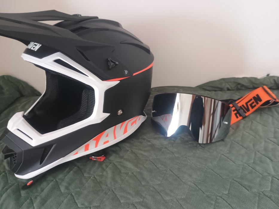 Kask Raven Airborne Evo - idealny stan - raz użyty