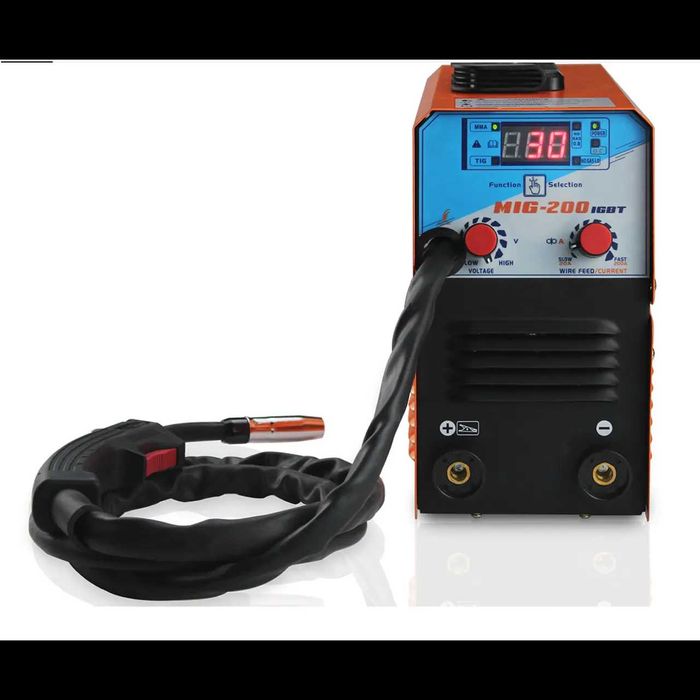 D86- Máquina soldar MIG-200 AC220V ± 10% IGBT MIG MMA TIG  sem gás