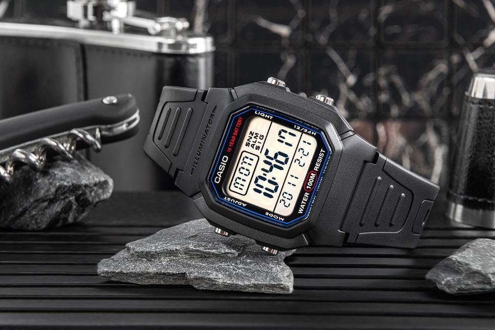 Zegarek Męski CASIO W-800H-1AVES + BOX