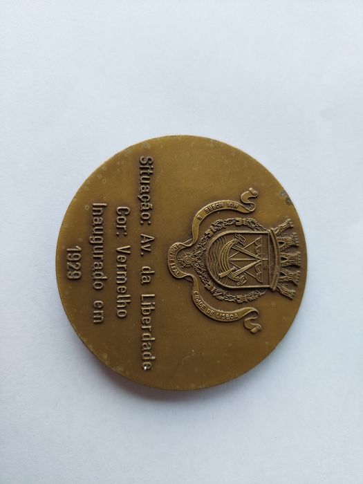 Medalha/Medalhão comemorativo de um Quiosque de Lisboa