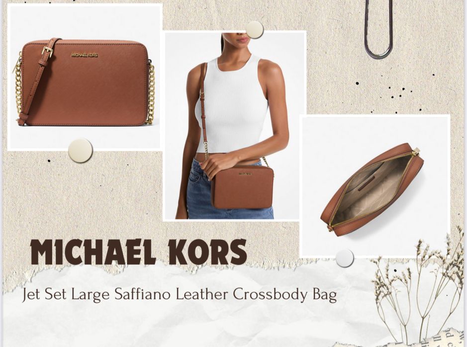 Оригінальні сумки Michael Kors Jet Set crossbody