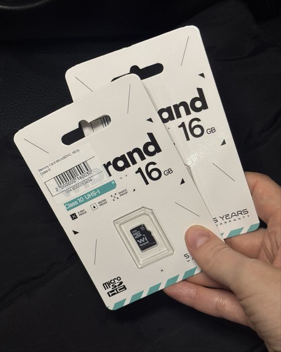 Карта пам'яті Micro SD 16Gb Wibrand Class 10 без адаптера (UHS-1)