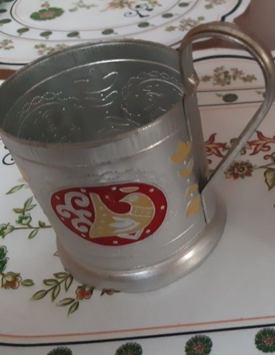 Подстаканник червоний СССР підстаканник