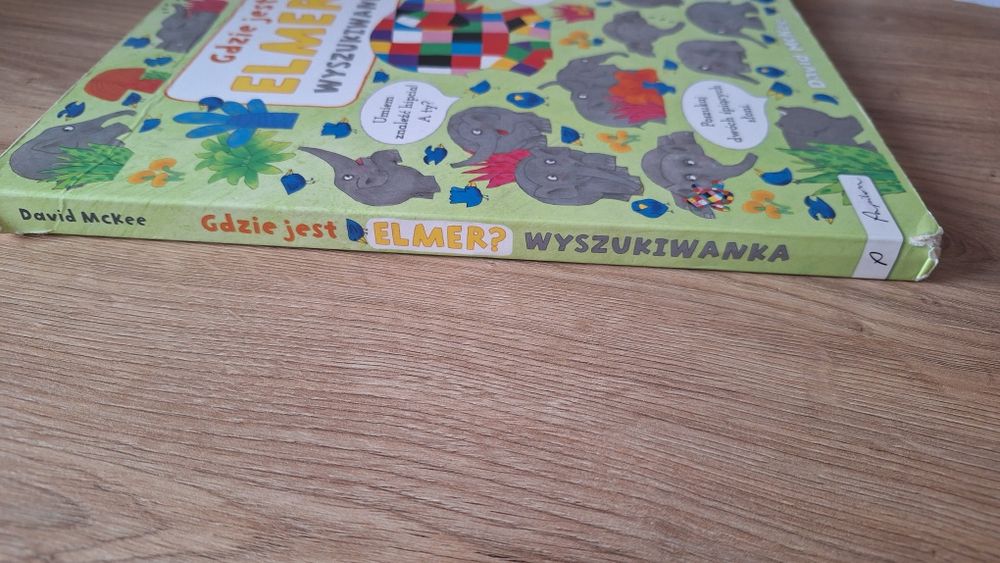 Kartonowa Gdzie jest Elmer wyszukiwanka  David McKee